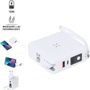 Adaptador de viaje magnético con powerbank integrado (10000 mAh)
