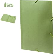 Carpeta personalizada de caña de trigo flexible y ecológica