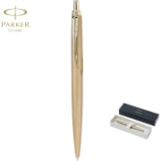 Bolígrafo Jotter XL monochrome de gel acero inox con estuche negro