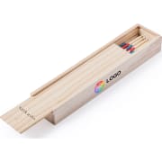 Juego de habilidad mikado ecológico de madera
