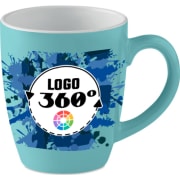 Taza cerámica de color personalizada en 360º (290 ml)
