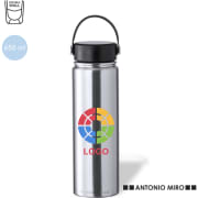 Bidón térmico premium de acero inox satinado (650 ml)  Antonio Miro