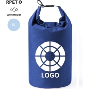 Bolsa impermeable RPET 5l eco con mosquetón y hebilla de ajuste (5 L)