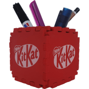 Cubo portalápices calendario en goma EVA personalizado