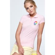 Polo de manga corta punto pique de mujer Star woman Roly 200