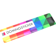 Pegatina rectangular personalizada