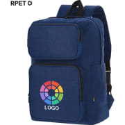 Mochila ecológica personalizada para portátil 15' con dos bolsillos frontales