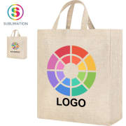 Bolsa publicitaria para sublimación de poliéster resistente 150 g/m² 