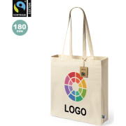 Bolsa de tela personalizada de Comercio Justo 180 g/m2