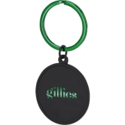 Llavero de aluminio elegante con efecto espejo personalizado
