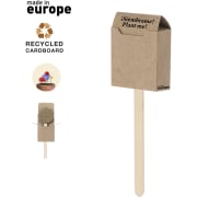 Stick de semillas personalizado de flores silvestres con estuche de cartón