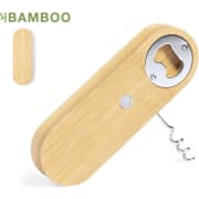 Sacacorchos magnético personalizado de bambú 