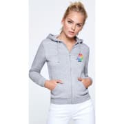 Sudadera con capucha forrada a tono de mujer Veleta Roly 280