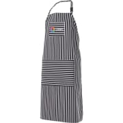Delantal de cocina a rayas con peto y 2 bolsillos Pimenton Velilla