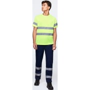 Camiseta técnica de manga corta de alta visibilidad Delta Roly 130