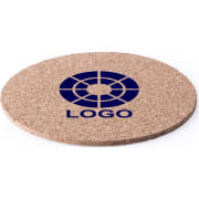 Posavasos ecológico redondo de corcho natural 