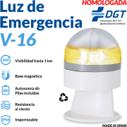 Luz emergencia V16 publicitaria busby