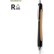 Bolígrafo eco RABS y bambú diseño original con clip y punta cromados