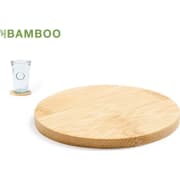 Posavasos personalizado de bambú natural línea nature