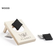 Juego de habilidad personalizado en madera de pino 4 piezas