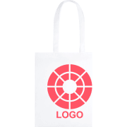 Bolsa ecológica personalizada compostable de asas largas 36 x 40 cm