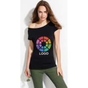 Camiseta escotada de mujer marylin Sols 110