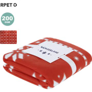 Manta polar poliéster RPET con diseño navideño 130x160cm Yalanny