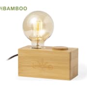 Lámpara personalizada de bambú vintage regulable 40w
