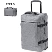 Trolley personalizado RPET 300d con cierra de seguridad tsa