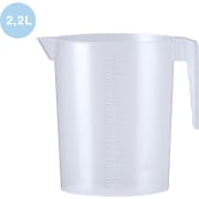 Jarra medidora personalizada 2,2l resistente con asa y vertedor