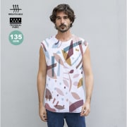 Camiseta técnica estampada sin mangas de hombre Tecnic Katsu 135