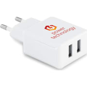Enchufe cargador 2 entradas USB