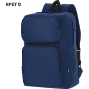 Mochila ecológica personalizada para portátil 15' con dos bolsillos frontales