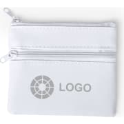 Monedero de polipiel con doble cremallera