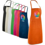 Delantal de cocina de algodón y poliéster de 180 g/m² Curry