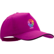 Gorra 5 paneles 100% algodón y cierre en velcro