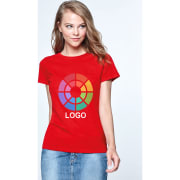 Camiseta manga corta entallada de mujer Capri Roly 170