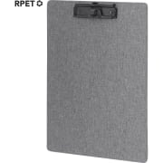 Carpeta organizadora personalizada 300d RPET A4 con pinza y gancho