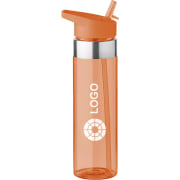 Bidón personalizado de tritán sin BPA con pajita (700 ml)