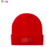 Gorro niño en acrílico suave y cálido para merchandising
