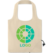Bolsa de compra plegable personalizada de algodón 105 gr/m² 40 x 38 cm