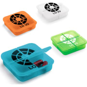 Pastillero cuadrado con 4 divisiones