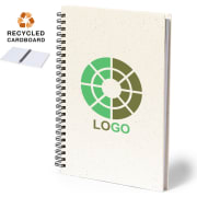 Libreta personalizada A5 cartón reciclado 16.4 x 21.7 cm