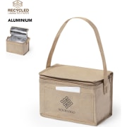 Nevera en papel reciclado laminado y aluminio personalizada
