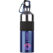 Botella de agua personalizada de acero inox. con agarre (750 ml)