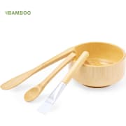 Set mascarilla bambú completo personalizado 4 accesorios