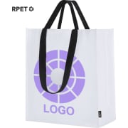 Bolsa personalizada con asa doble de RPET de 130 g/m²