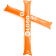 Palos para aplausos, hinchable naranja
