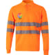 Polo de alta visibilidad de manga larga Velilla naranja fluor