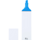 Marcador fluorescente ABS reciclado con capucha